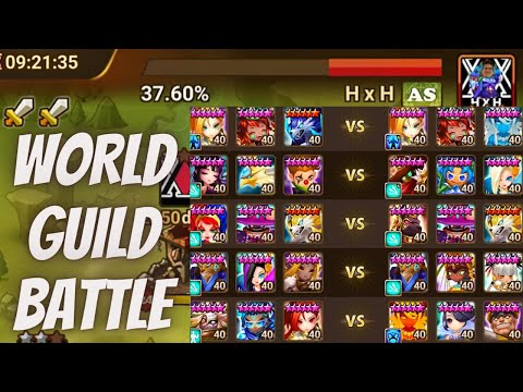 Can we maintain the 100% WIN RATE?! - G3 World Guild Battle v H x H (AS)