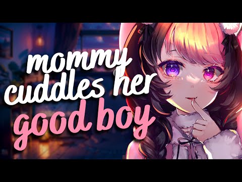 mommy girlfriend cuddles you 💓 (F4M) [soft spoken] [comfort] [praise] [good boy] [asmr roleplay]