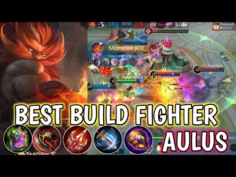 BEST BUILD EMBLEM TOP GLOBAL AULUS FIGHTER MOBILE LEGENDS