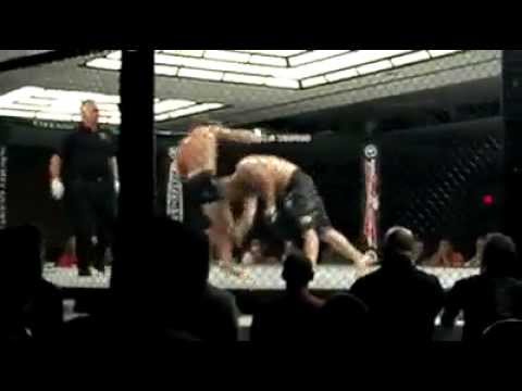 Amateur MMA fight knockout!!