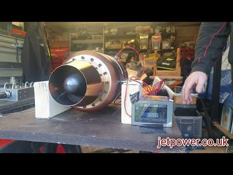 jetpower.co.uk - Kingtech K-450 G4 Gas Turbine Jet Engine Run.