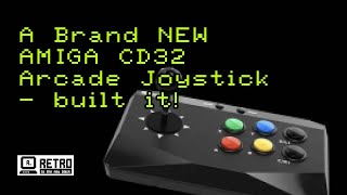 A brand new Amiga CD32 Arcade-Stick - and you can built it #cd32 #amiga #commodore #amigacd32