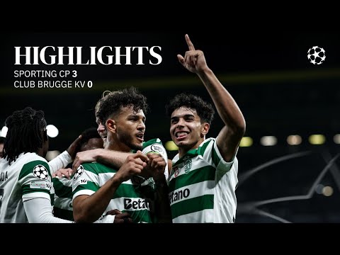 Resumo | Liga dos Campeões: Sporting CP 3-0 Club Brugge KV
