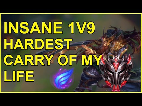 MOST INSANE COMEBACK EVER 1V9 - Grandmasters Mid Trynd vs Zoe