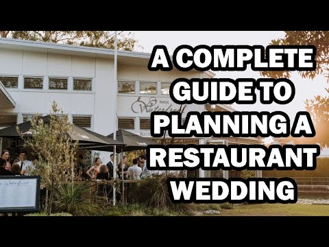 A Complete Guide To Planning a Restaurant Wedding | 16 Secrets to Planning A Restaurant Wedding