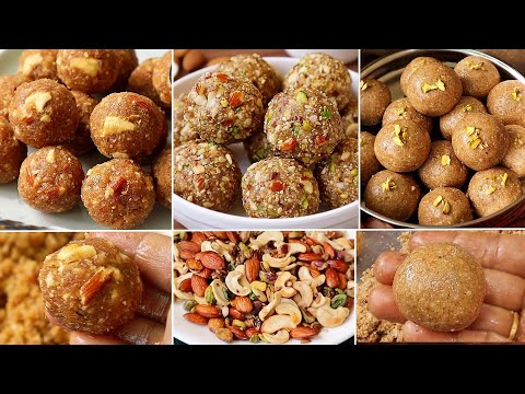 Healthy Laddu's😋 స్వీట్ తినాలనిపిస్తే ఇలా హెల్తీగా లడ్డు చూసుకోండి ఎన్నో ఆరోగ్య లాభాలు👌Laddu Recipes