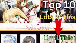 Ange's Top 10 Visual Novel Common Routes