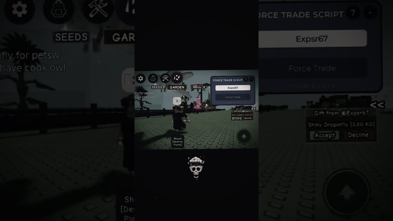 Grow a Garden 🦝 Force Trade Script 🐉 | KEYLESS | NOT PATCHED