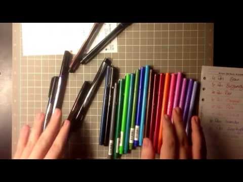 Pen Review - Le Pens vs. Sharpie No Bleed - adamsfilo