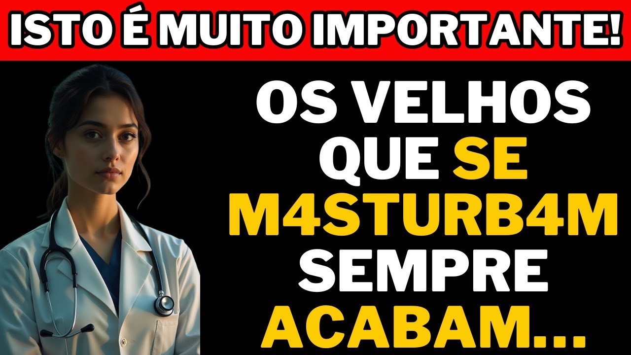 Se você é velho e se m4sturb4, você precisa saber disso    ‐ Autoestima  e sensualidade