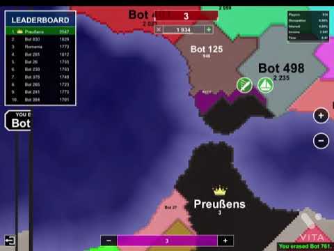 POV -you Play on single Player Mode (Territorial.io)