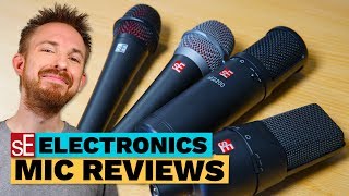 Video thumbnail for sE Electronics Mic Reviews - V3 - V7 - sE2200 - X1 S Studio Bundle by Mike Russell
