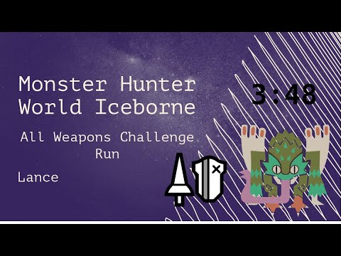 MH World Iceborne Lance MR Pukei Pukei @3:48 Arena