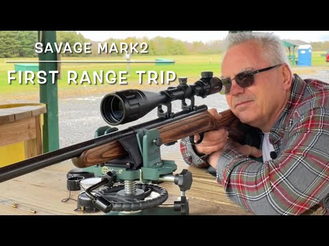 Ward Burton limited edition Savage Mark 2 heavy barrel 22lr target rifle first range trip