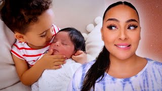 رد فعل آدم على ولادة أخوه الجديد ???????? #بسمة_داش