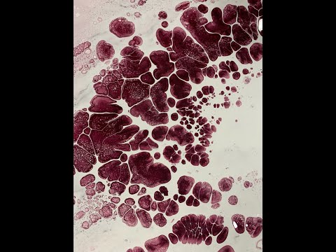 (291) Dump and Swirl acrylic painting. Experimental homemade Aussie Floetrol. Beginner tutorial.