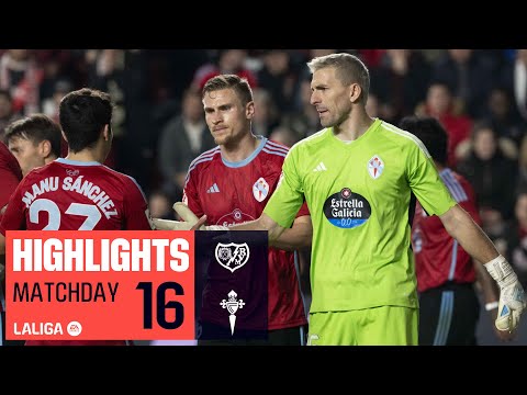 Resumen de Rayo Vallecano vs Celta Matchday 16