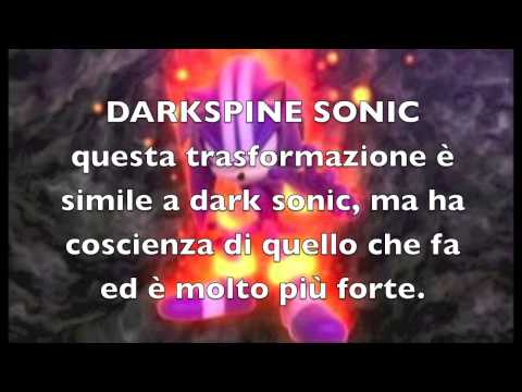 tutte le trasformazione di sonic