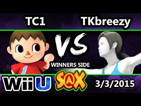 S@X - TC1 (Yoshi, Villager) Vs. VGBC | TKbreezy (WFT) SSB4 Singles - Smash Wii U - Smash 4