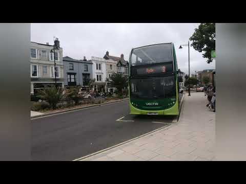 Couple of photo of southern vectis buses at Ryde and Newport on Saturday 5th of July 2025