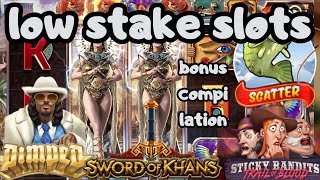 MAGIC MIRROR-STICKY BANDITS-WISHMASTER WINNING??? ON LOW STAKE SLOTS🎰#slots