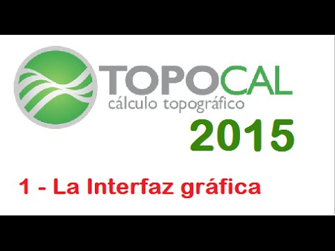 TopoCal 2015 — La Interfaz Gr&aacute;fica