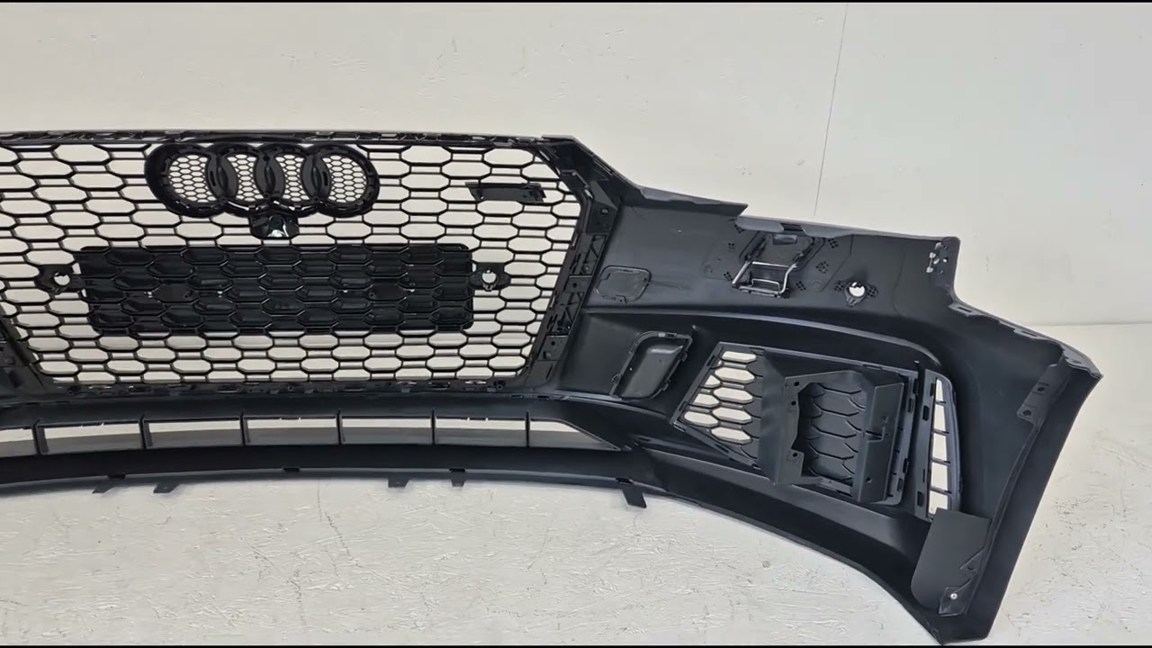 Audi A4 B8 2007-2015 гг. Передний бампер RS-Style V2 (2012-2015) Video 1