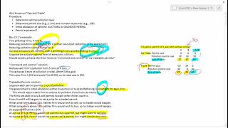 Ch. 13: Tradeable Permits Example, Part 2