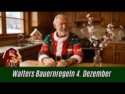 Walters Bauernregeln für den 4. Dezember