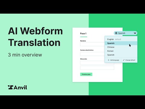 Anvil AI Webform Translations Overview