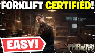 Escape From Tarkov PVE - Forklift Certified Mechanic Task GUIDE! - New Patch 0.15 Factory Task!
