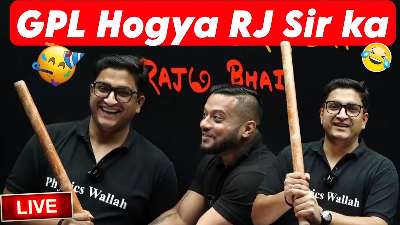GPL Hogya Bhai ! 🤣||Rajwant Sir Birthday Celebration 🥳🎉| Class Hijacked 😍|| Physics Wallah