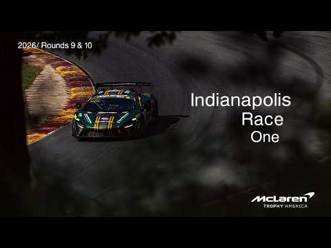LIVE I Race 1 I Indianapolis I McLaren Trophy America 2026