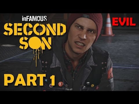 inFamous: Second Son Evil Expert Playthrough Part 1: Being Selfish