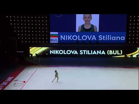 Stiliana Nikolova BUL Hoop AA FINAL EUROPEAN CHAMPIONSHIPS 2023