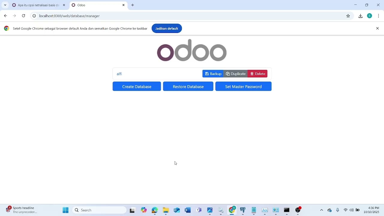 TUGAS APSI - RESTORE DATABASE MENGGUNAKAN FORMAT FILE PG DUMP