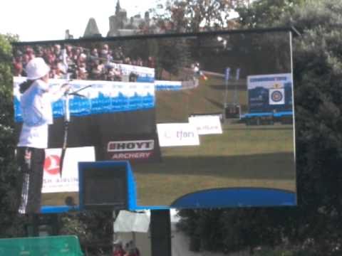 Archery World Cup Finals 2010 - Folkard (GB) wins set over Ki Bo Bea (KOR)