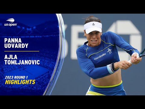 Panna Udvardy vs. Ajla Tomljanovic Highlights | 2023 US Open Round 1