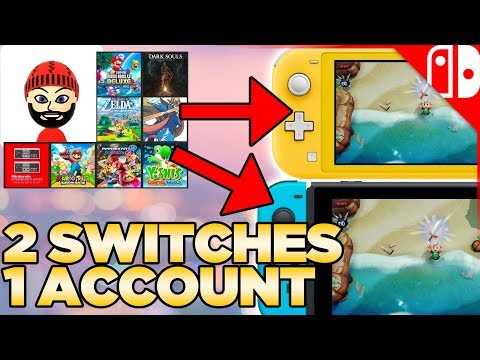 Using 1 Account on Nintendo Switch & Switch Lite -  Playing Your Digital Purchases & Cloud Saves