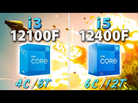 i3-12100F vs i5-12400F // Test in 10 Games
