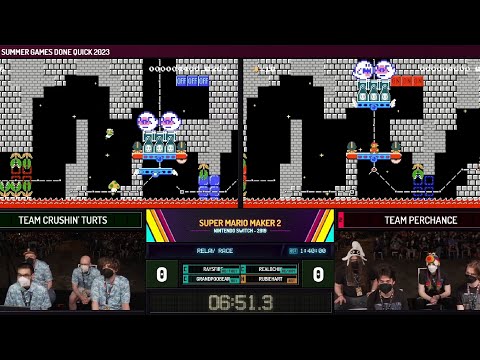 Super Mario Maker 2 Relay Race - Summer Games Done Quick 2023