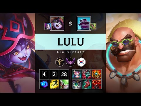 Lulu Support vs Braum: Rampage - KR Master Patch 14.17