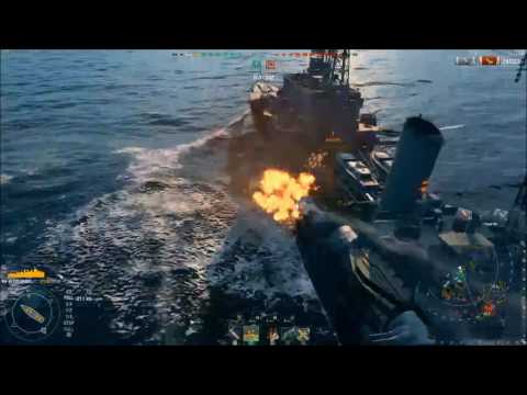 World of Warships 0.6.1 Colorado: Final Hurrrah (143k damage)