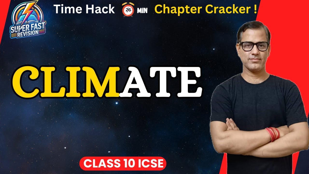 Climate ICSE Class 10 | The Climate of India | ICSE Geography | @sirtarunrupani