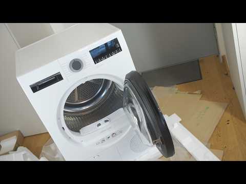 Bosch Condensation Tumble Dryer Unboxing & Setup