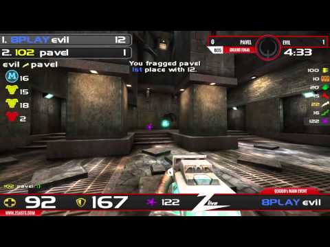 Q3God's QL Main Event - Grand final - evil vs pavel