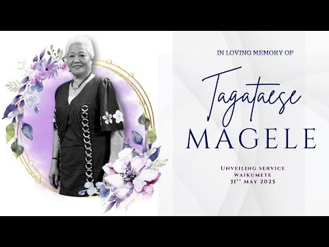 Unveiling Tagataese Magele 