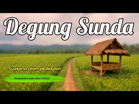 Degung Sunda Pernikahan Cocok diputar Sambil Ngopi di Saung Sawah, Sambil Menikmati Suasana Pedesaan