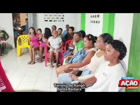 Encerramento doFestejo de Santa Barbara Terreiro de Xangô em Pirapemas-Ma 