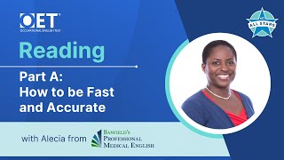 Live class with Banfield's: OET Reading Part A – How to be Fast and Accurate
